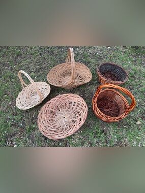 🌸Vintage Wicker Basket Lot🌸